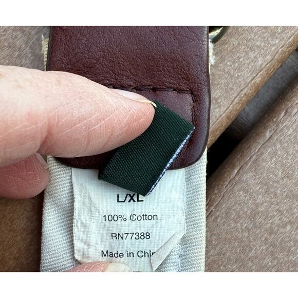 Vintage J. Crew D-Ring Ribbon Belt with Tropical Fish L/XL - Picture 5 of 5